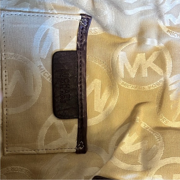 Michael Kors Clutch pebble LEATHER purple - Picture 4 of 5